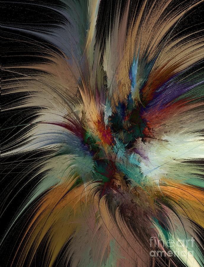 Fractal Feathers Digital Art by Klara Acel