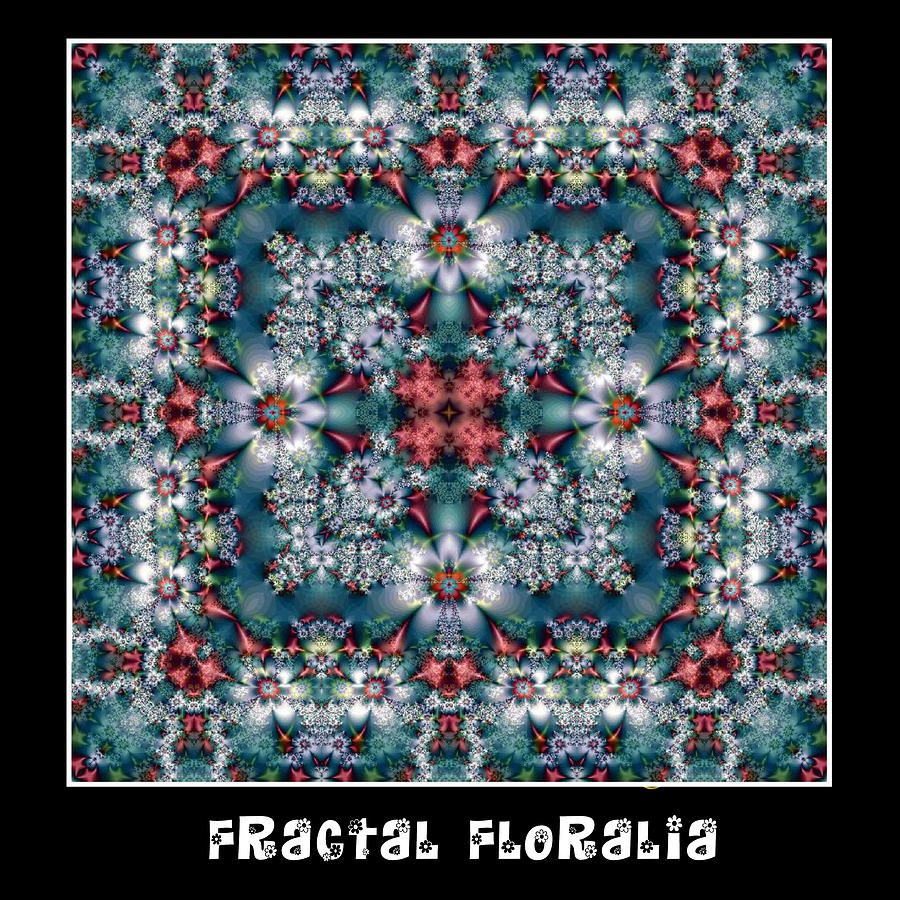 Fractal Floralia No 1 Digital Art by Charmaine Zoe