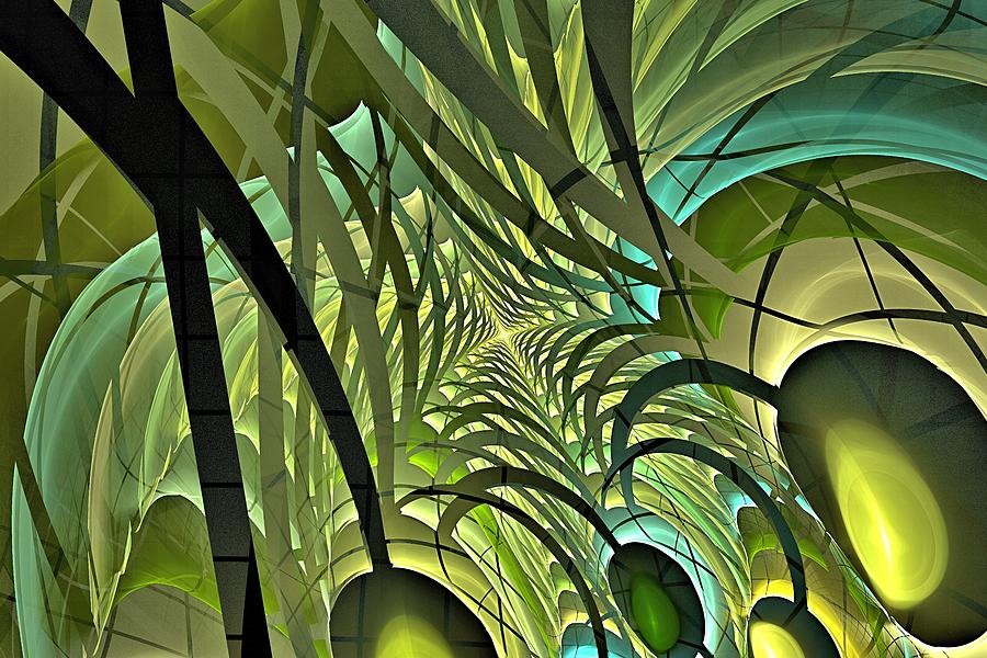 Fractal Greenhouse Digital Art by Doug Morgan