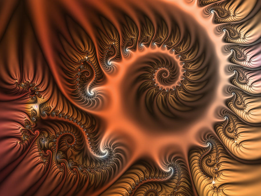 Fractal In The Arms of Someone Digital Art by Gabiw Art