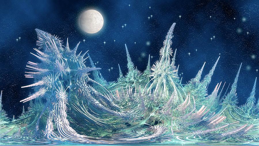 Fractal Photograph - Fractal Landscape by Carol & Mike Werner Fractal Photograph - Fractal Landscape by Carol & Mike Werner