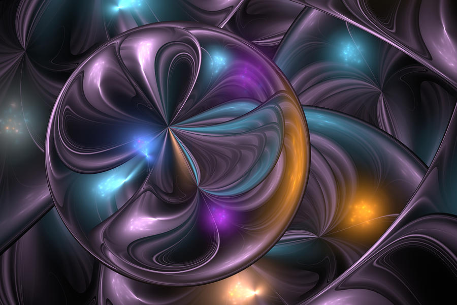Fractal Magical Digital Art by Gabiw Art
