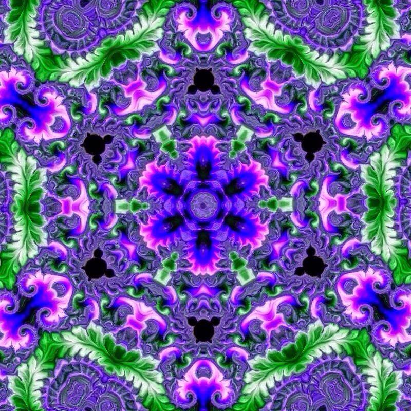 Fractal Mandala Meditation Digital Art by Karen Buford