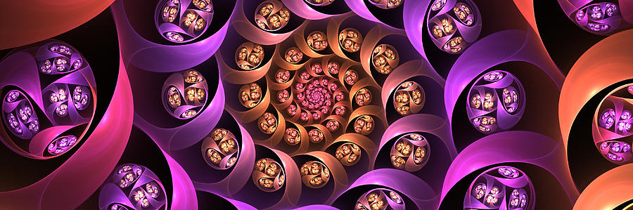 Fractal Multicolored Depth Digital Art by Gabiw Art