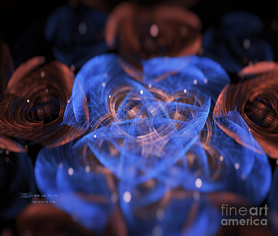 Fractal Roses  Digital Art by Melissa Messick