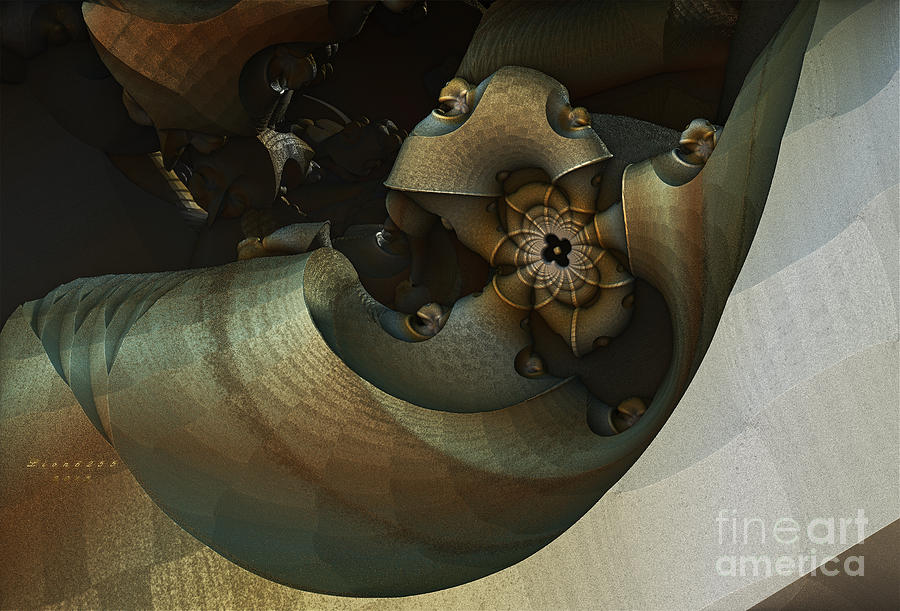 Fractal Snail Digital Art by Melissa Messick