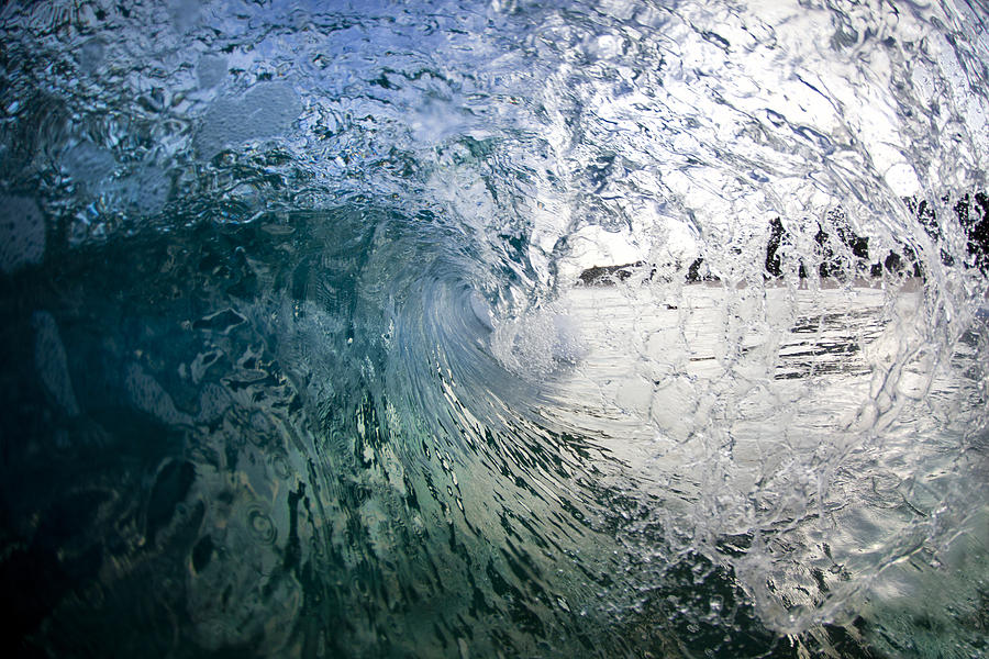 Nature Photograph - Fractured tube. by Sean Davey