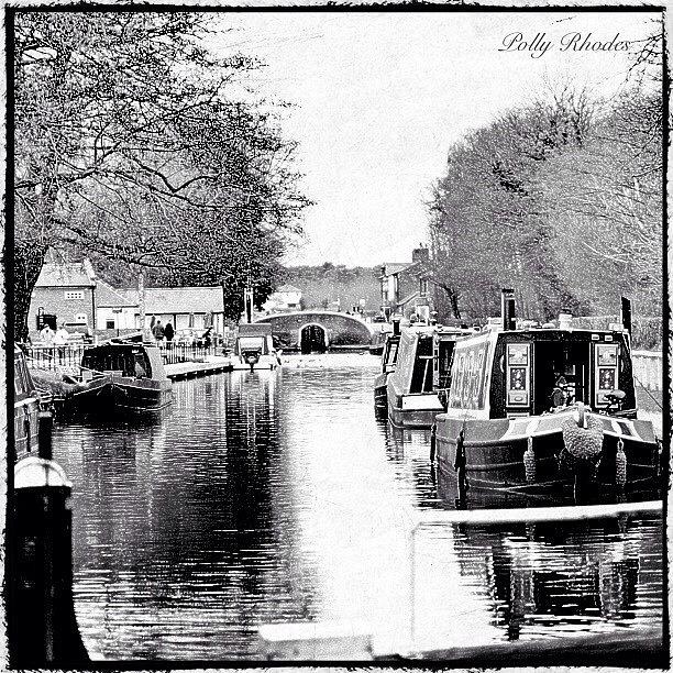 Instagram Photograph - Fradley Junction #mono_monday by Polly Rhodes