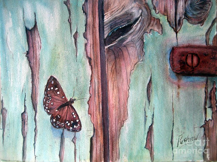 Butterfly Painting - Fragile beauty by Patricia Pushaw