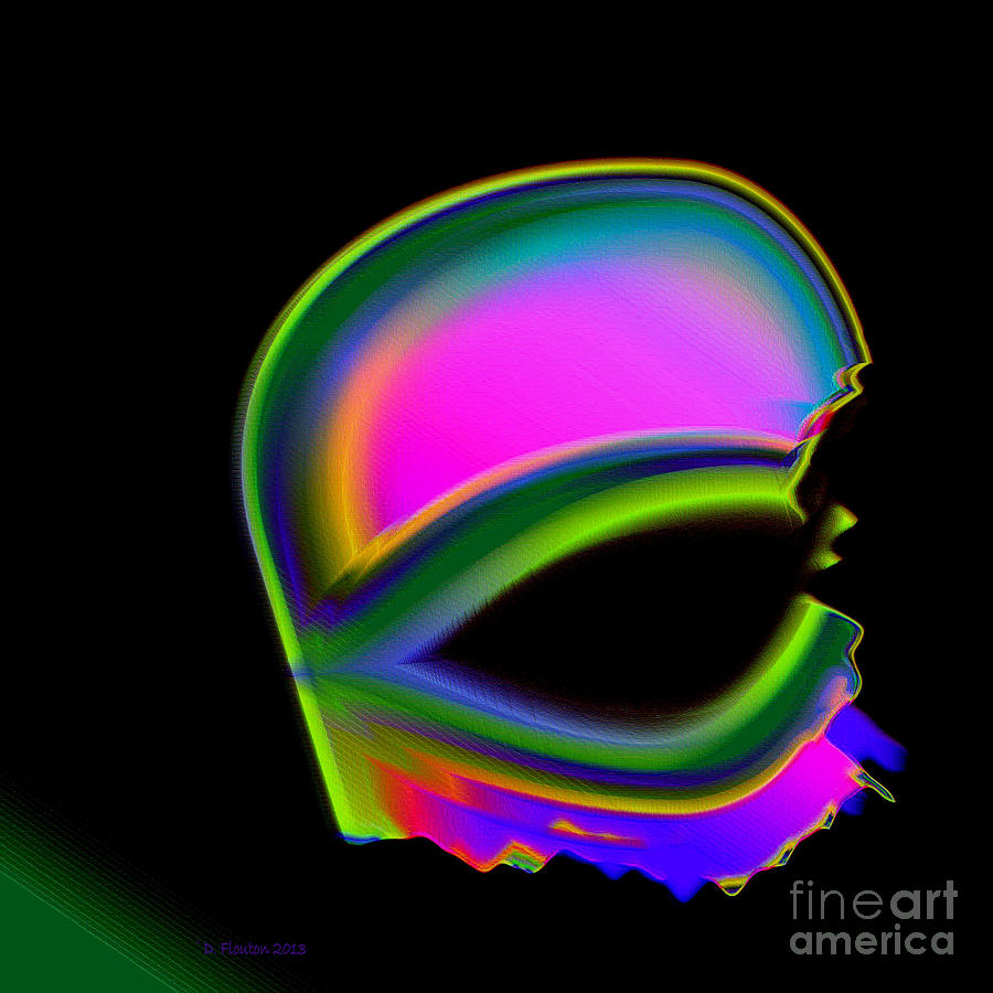 Fragmented Alien Digital Art by Dee Flouton