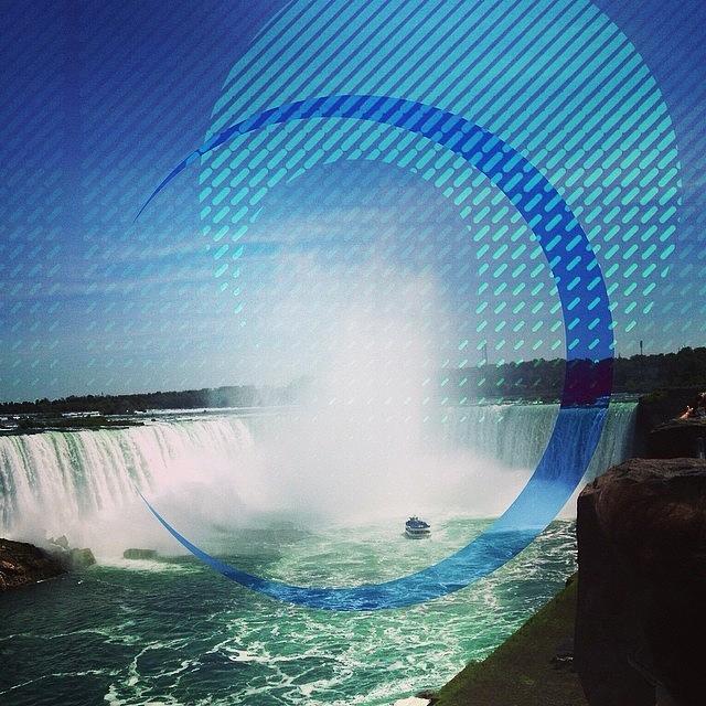 Fragment App Photograph - Fragmented Niagara Falls  by Tammy Wetzel