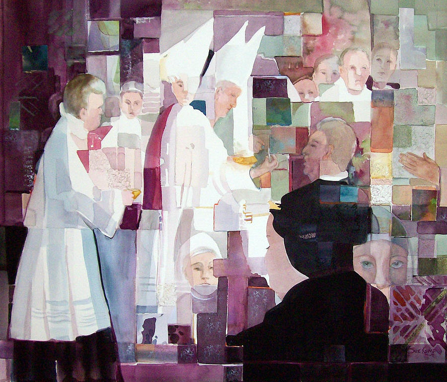 Fragments of Faith Painting by Sue Kemp