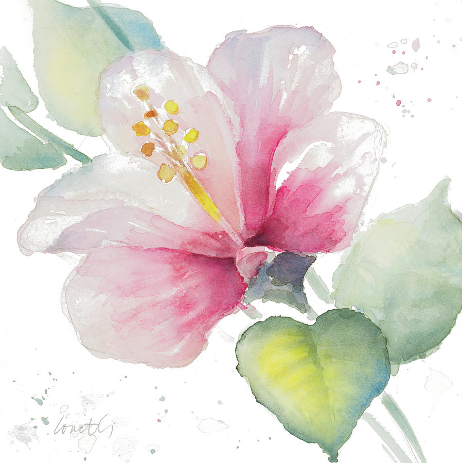 Fragrant Painting - Fragrant Hibiscus II by Lanie Loreth