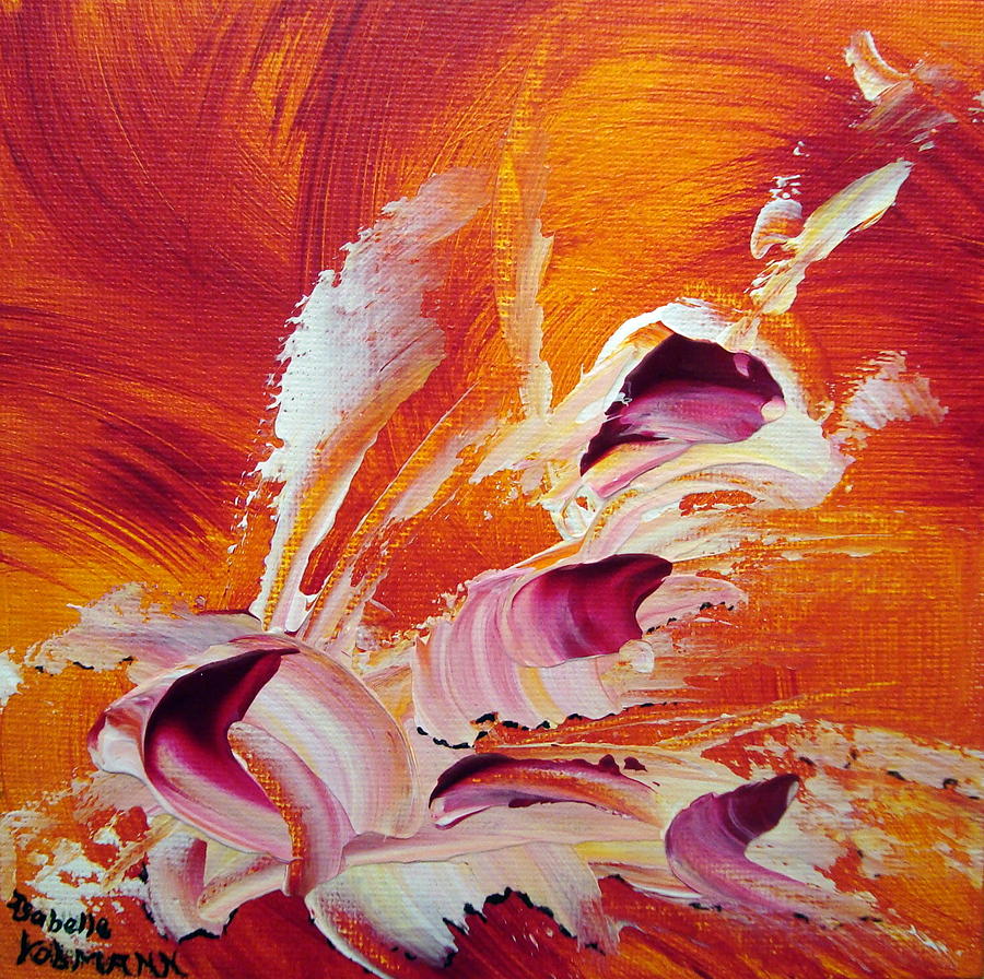 Abstract Painting - Fraicheur by Isabelle Vobmann