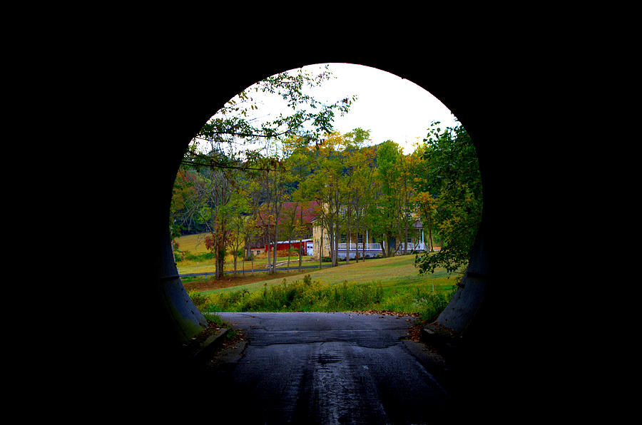 Framed By A Tunnel Photograph by Cathy Shiflett