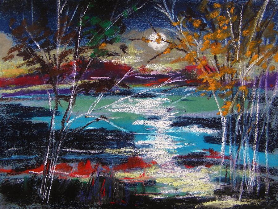 Framed by Moonlight Painting by John Williams