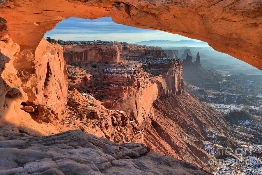 Framed Canyon Photograph by Adam Jewell