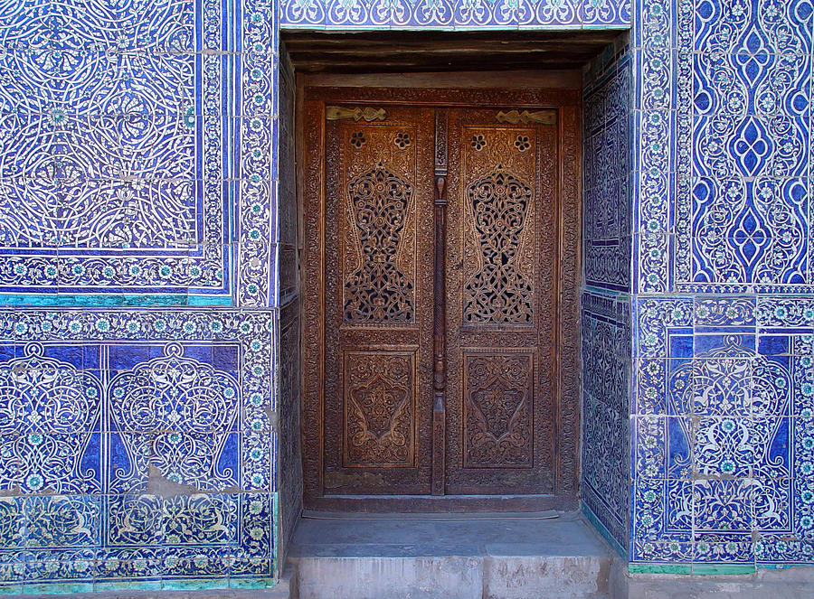 Framed Door in Kheiva Photograph by Mamoun Sakkal