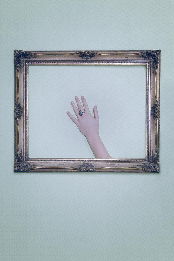Vintage Photograph - Framed Hand by Joana Kruse