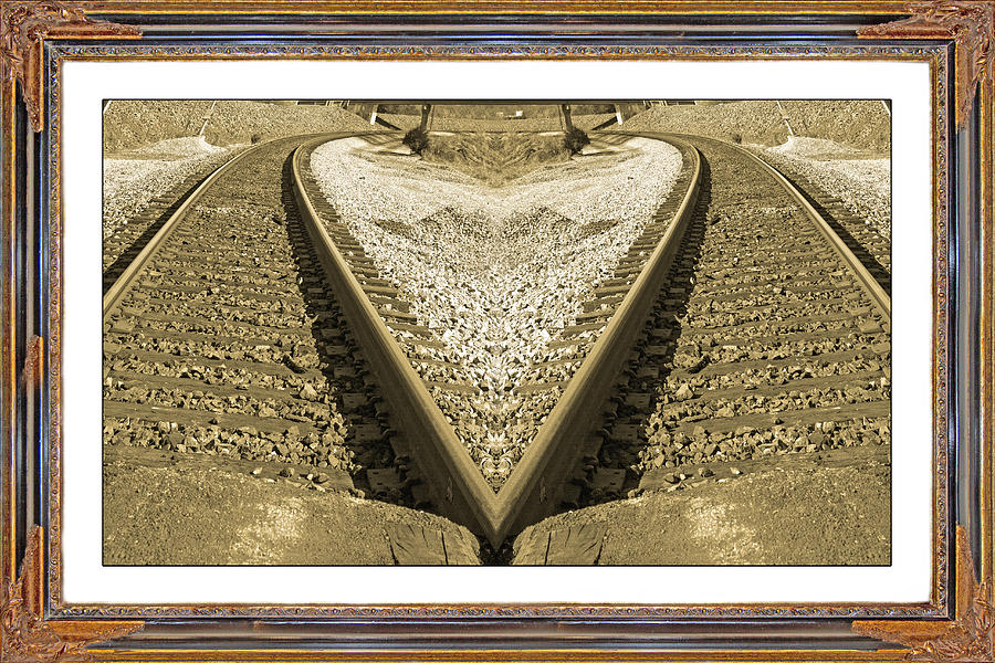 Inspirational Mixed Media - Framed Heart by Betsy Knapp