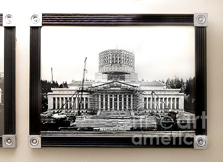 Commission - Framed Art at Capitol Bldg Photograph by Susan Parish Designs