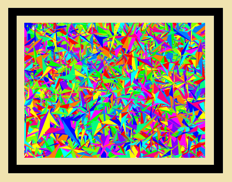 Framed Triangles Painting by Bruce Nutting Fine Art America