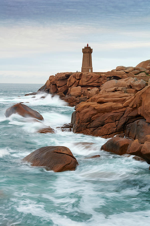 France, Brittany, Cotes Darmor, Pink Photograph by Tuul & Bruno Morandi