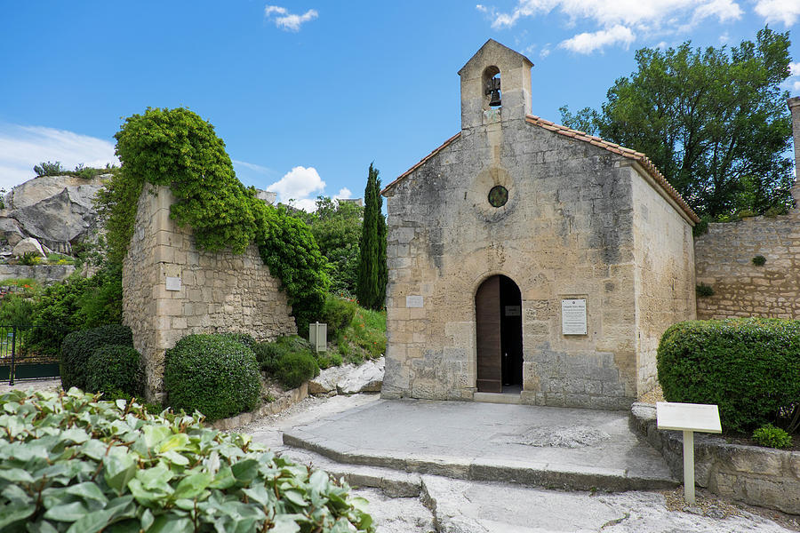 Romanesque Photograph - France, Les Baux De Provence, Limestone by Emily Wilson
