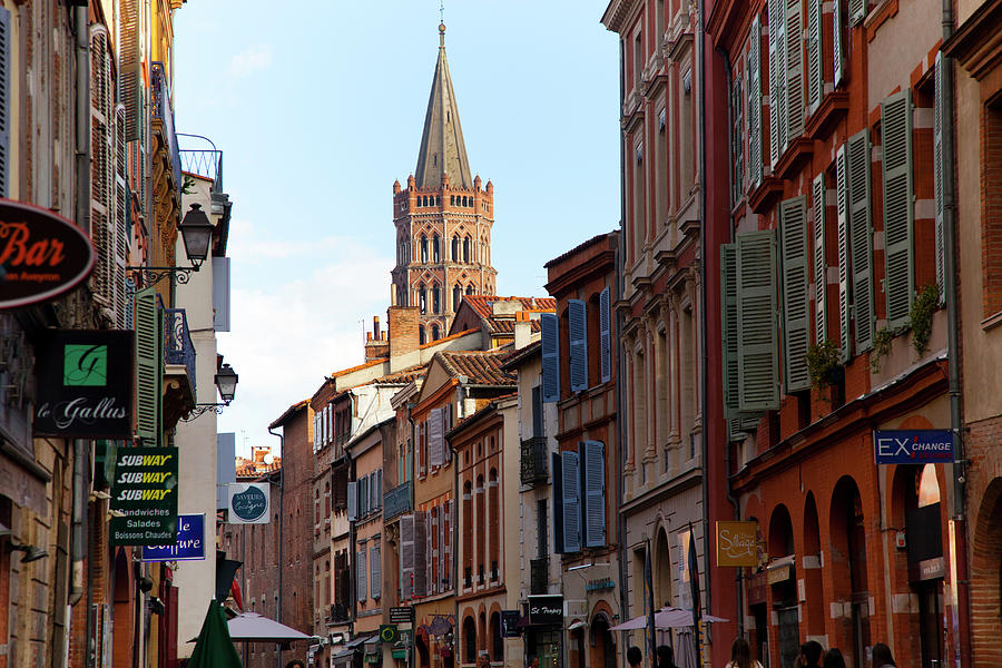 France, Toulouse, Alley Rue Du Taur Photograph by Aldo Pavan