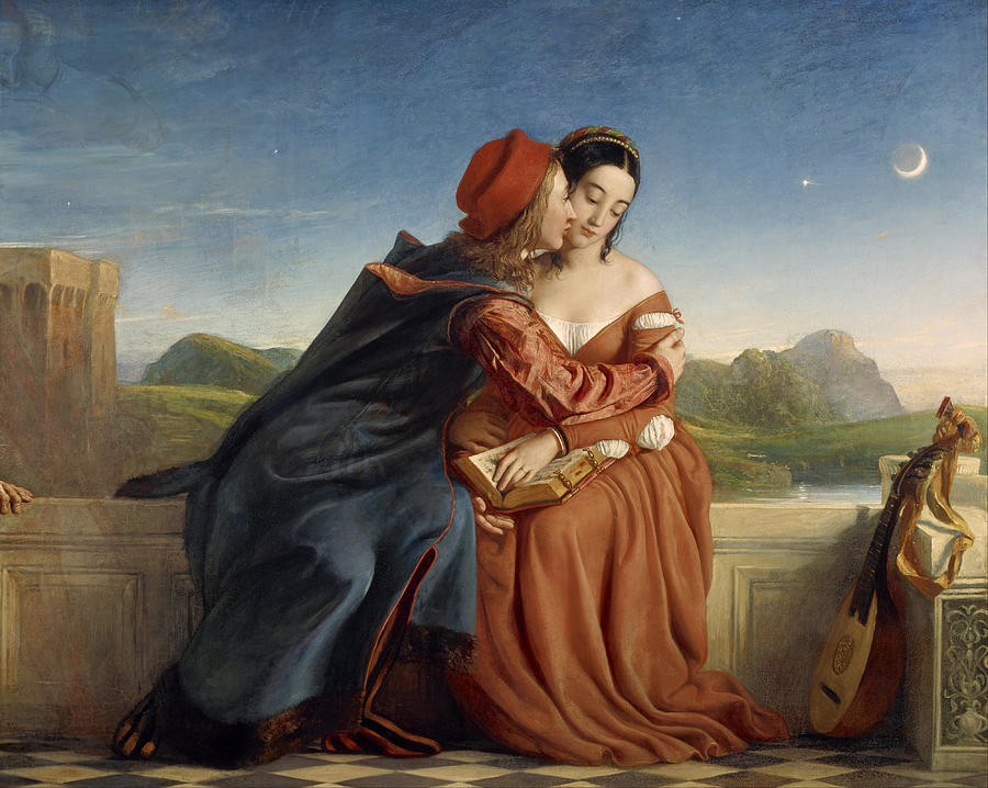 Francesca da Rimini Painting by William Dyce