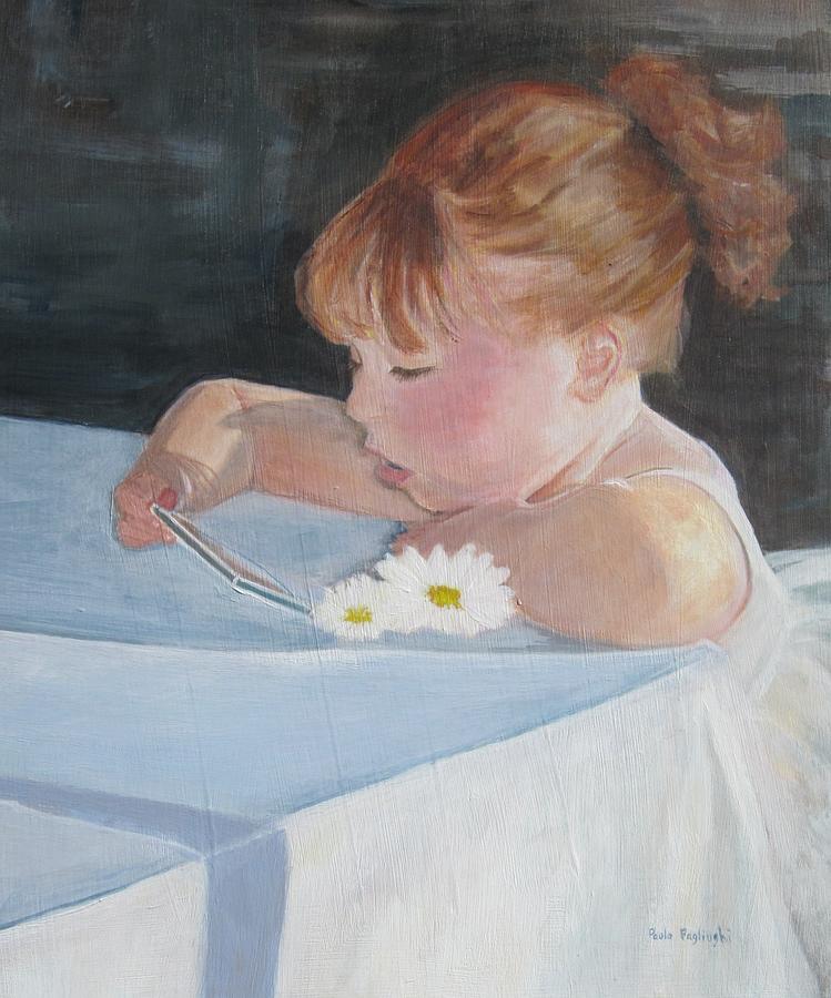 Francesca Grace Painting by Paula Pagliughi