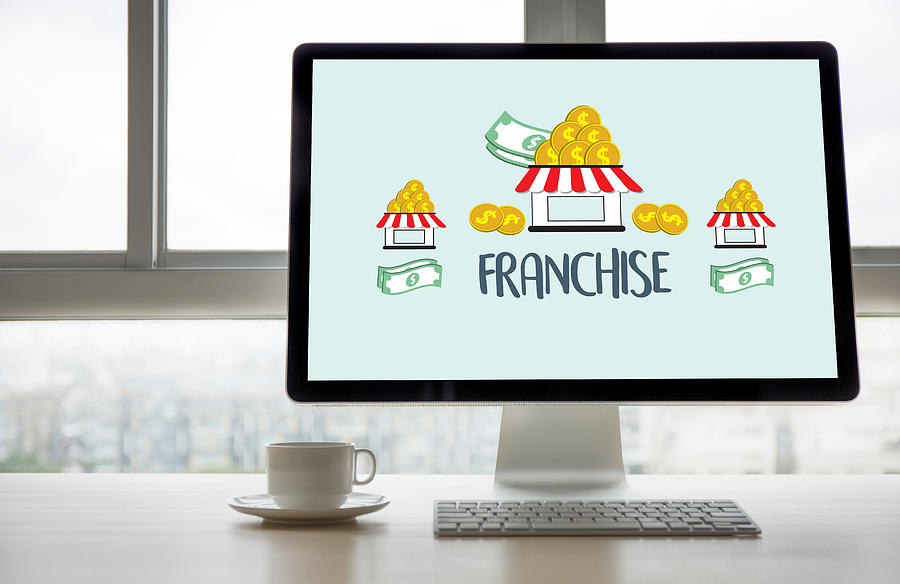 FRANCHISE  Marketing Branding Retail and Business Work Mission Concept Photograph by Juststock
