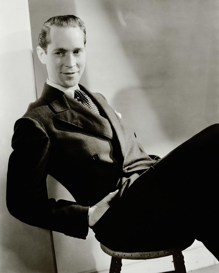 Franchot Tone Wearing A Suit Photograph by Anton Bruehl
