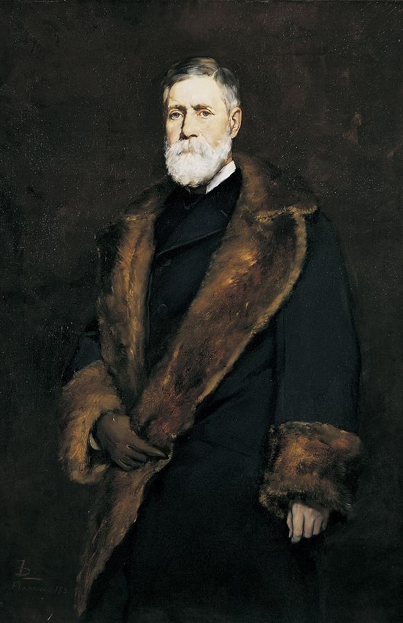 Francis Boott, 1881 Oil On Canvas Photograph by Frank Duveneck