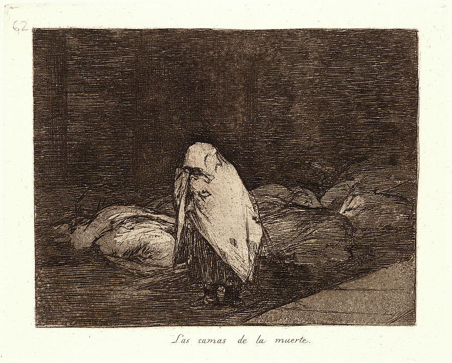 Francisco De Goya Spanish, 1746-1828. The Beds Of Death Las Drawing by ...