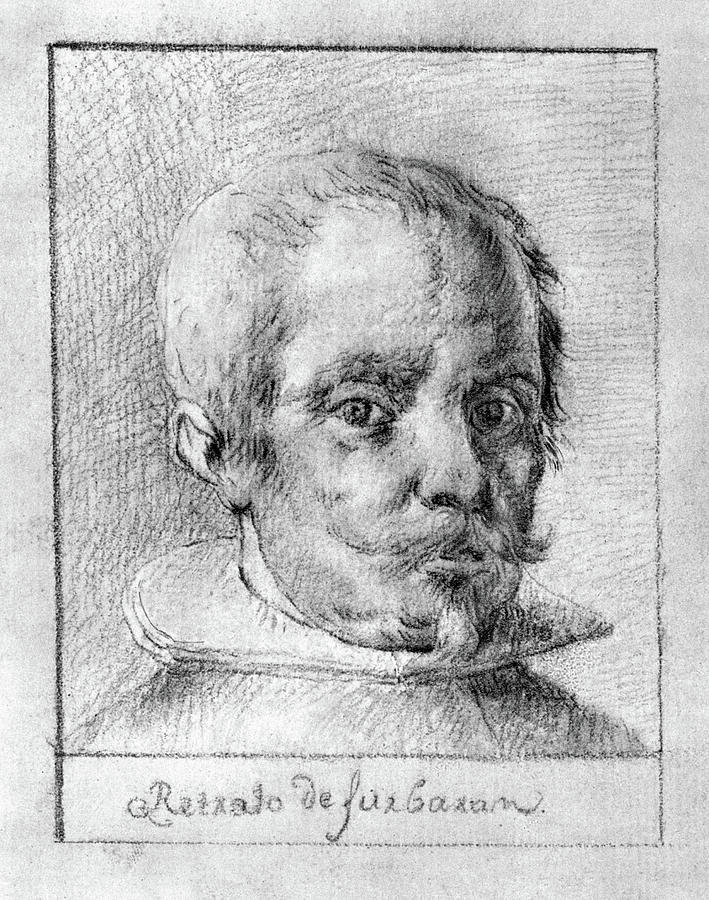 Francisco De Zurbaran (1598-1664?) Drawing by Granger