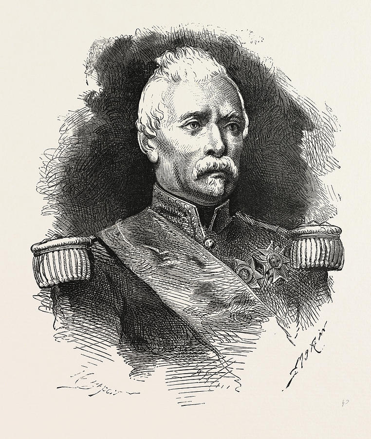 Louis Drawing - Franco-prussian War Louis Jean-baptiste Daurelle De by French School Louis Drawing - Franco-prussian War Louis Jean-baptiste Daurelle De by French School