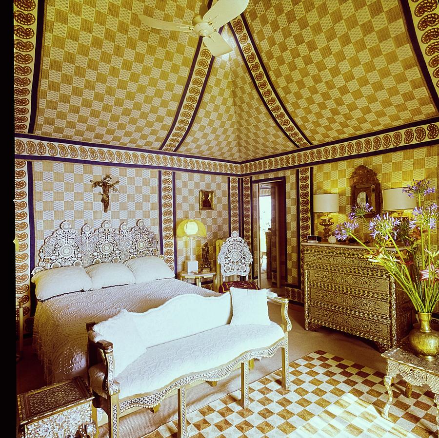 Franco Zeffirellis Bedroom Photograph by Horst P. Horst
