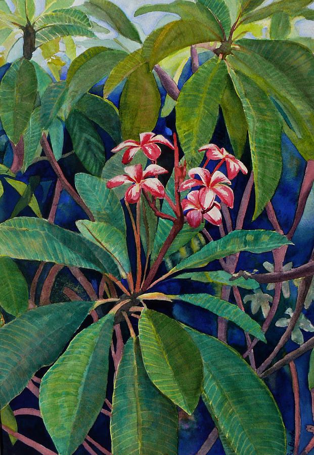 Flower Painting - Frangipani by Susan Duda