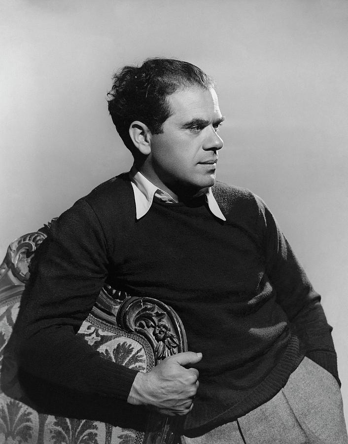 Frank Capra By A Chair Photograph by Alfredo Valente