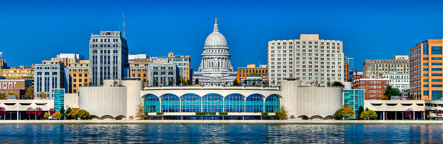 Frank Lloyd Wright Convention Center Photograph by Victor Marsh - Fine ...