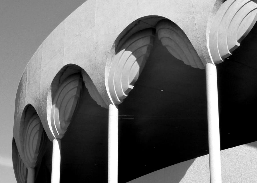 Arizona State University Photograph - Frank Lloyd Wright Designed Auditorium Detail by Karyn Robinson