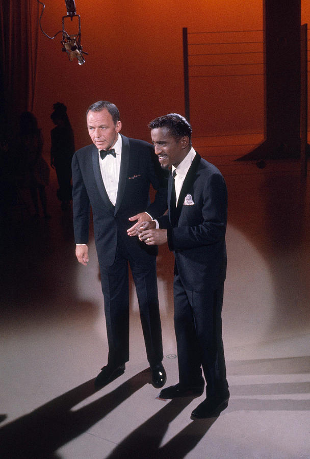 Frank Sinatra Photograph - Frank Sinatra And Sammy Davis, Jr by John Bryson