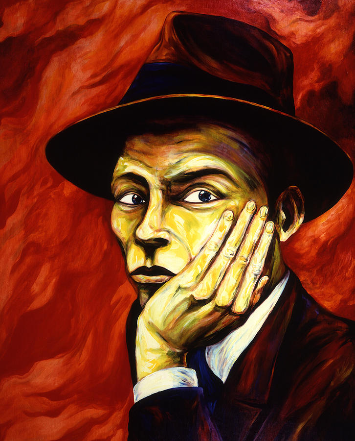 Jazz Painting - Frank Sinatra by Cardell Walker
