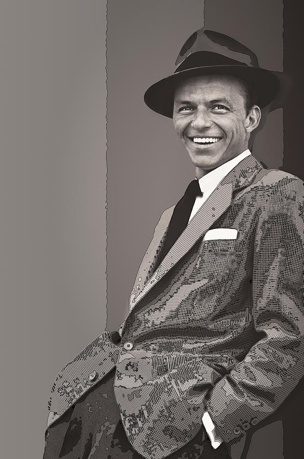 Sinatra Digital Art - Frank Sinatra by Daniel Hagerman Sinatra Digital Art - Frank Sinatra by Daniel Hagerman