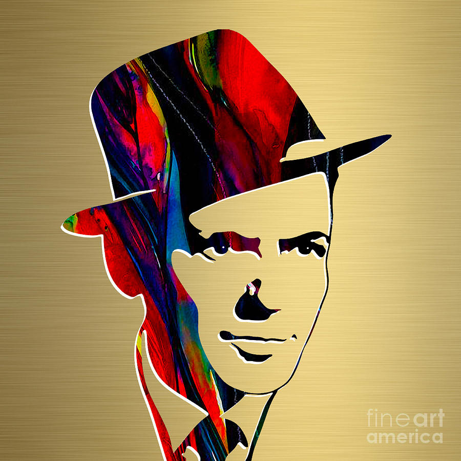 Frank Sinatra Art #12 Mixed Media by Marvin Blaine