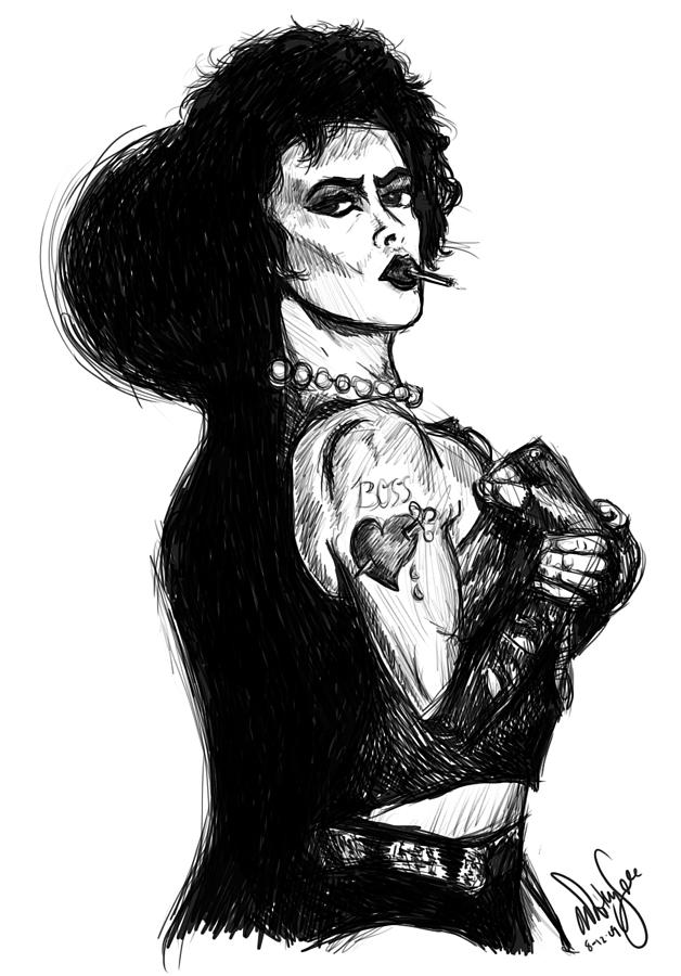 The Rocky Horror Picture Show Digital Art - Frank by Whitney Coolidge