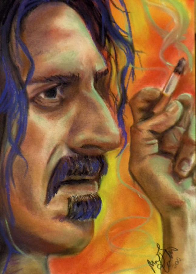 Portrait Pastel - Frank Zappa by Mark Anthony