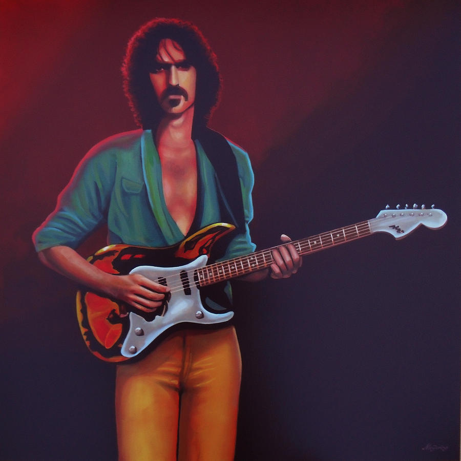 Frank Zappa Painting by Paul Meijering