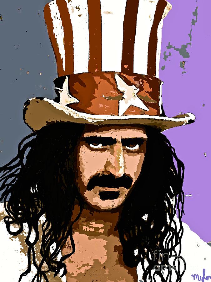 Frank Zappa Painting by Saundra Myles